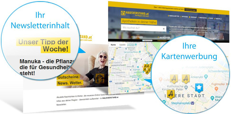 Regionale Sichtbarkeit